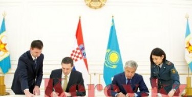 QR Qorğanıs ministri Imanğali Tasmağambetov Horvatiya qorğanıs vedomstvosınıñ basşısımen kezdesti